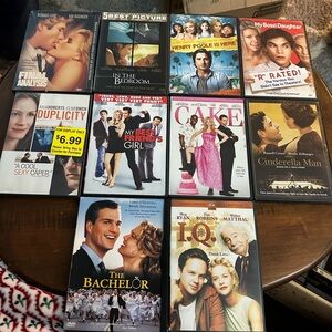 Collection of 10 Romantic Comedy DVDs